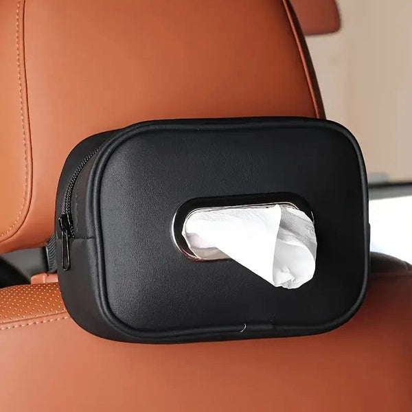 Leather Car Tissue Box