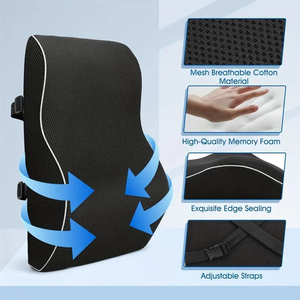 Lumbar Support Pillow & Back Cushion